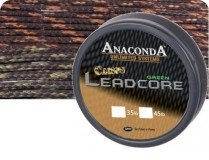 Pletená Šňůra Anaconda Camou Leadcore Hnědá 10m Pletená Šňůra Anaconda Camou Leadcore Hnědá 10m