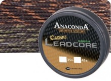 Pletená Šňůra Anaconda Camou Leadcore Zelená 10m Pletená Šňůra Anaconda Camou Leadcore Zelená 10m