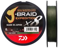Pletená Šňůra DAIWA J-BRAID Expedition Dark Green 3000m 0,20mm/16,0kg