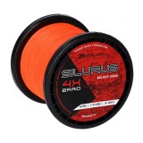 Pletená Šňůra Mikado Silurus 4 X Braid Fluo Oranžová 600m 0,45mm Pletená Šňůra Mikado Silurus 4 X Braid Fluo Oranžová 600m 0,45mm
