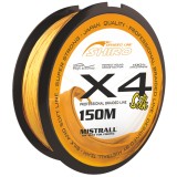 Pletená Šňůra Mistrall Shiro X4 Orange 150m