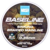 Pletená Šňůra Nash Baseline Sinking Braid Camo 600m 0,35mm/18,14kg