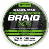 Pletená Šňůra Nytro Sublime X8 Sinking Feeder Braid 150m