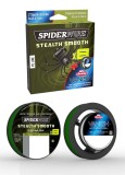 Pletená Šnúra s Fluorocarbonom Spiderwire STLTH Smooth8 Green 150m 0,11mm/0,30mm/6kg/50m