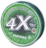 Pletená Šňůra Saenger 4X Allround Braid 200m 0,55mm/43,6kg