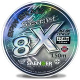 Pletená Šňůra Saenger 8X Specialist Spin Braid 150m Pletená Šňůra Saenger 8X Specialist Spin Braid 150m