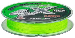 Pletená Šňůra Saenger Specialist Spin Braid 4X 150m Fluo Green Pletená Šňůra Saenger Specialist Spin Braid 4X 150m Fluo Green