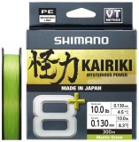 Pletena Šnura Shimano Kairiki 8+ Mantis Green 0,13mm 9,1kg 300m