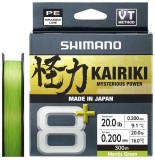 Pletená Šňůra Shimano Kairiki 8+ Mantis Green 0,20mm 16,0kg 300m