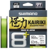 Pletená Šňůra Shimano Kairiki 8+ Mantis Green 0,315mm 39,9kg 300m