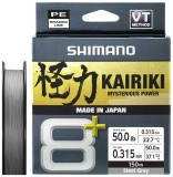 Pletená Šnúra Shimano Kairiki 8+ Steel Gray 0,315mm 39,9kg 150m