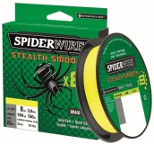 Pletená Šňůra Spiderwire Stealth Smooth8 Žlutá Pletená Šňůra Spiderwire Stealth Smooth8 Žlutá