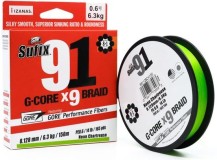 Pletená Šnúra Sufix 91 G-Core 150m Svietivo Zelená 0,185mm 9,5kg Pletená Šnúra Sufix 91 G-Core 150m Svietivo Zelená 0,185mm 9,5kg