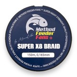 Pletená Šnúra Super X8 Feeder Braid 150 m 0,165 mm/13,9 kg