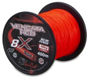 Pletená Šňůra Uni Cat 8 X Vencata Red 400m 0,50mm / 48kg Pletená Šňůra Uni Cat 8 X Vencata Red 400m 0,50mm / 48kg