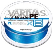 Pletená Šňůra Varivas High Grade PE X8 Ocean Blue 150m 0,165mm 9,07kg