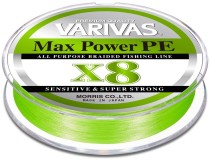 Pletená Šnúra Varivas Max Power PE X8 Lime Green 150m Pletená Šnúra Varivas Max Power PE X8 Lime Green 150m