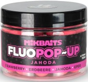 Plovajući Boilie Mikbaits Fluo 14mm 150ml Jagoda Plovajući Boilie Mikbaits Fluo 14mm 150ml Jagoda