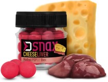 Plovoucí Boilies Delphin D SNAX POP Sýr-Játra 5,5mm
