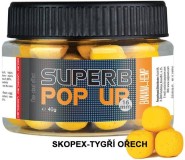 Plovući Boilies Carp Zoom Superb Pop-Ups 16mm 40gr Scopex-Tygří Ořech