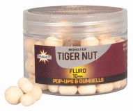 Plutajući Boilies Dynamite Baits Monster Tiger Nut Fluro White Pop-Ups & Dumbells 10mm