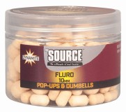 Plutajući Boilies Dynamite Baits The Source White Fluro Pop-Ups a Dumbells 10mm