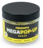 Plutajući Boilies Mikbaits Mega Fluo Pop-Ups 25 mm 300ml Banán