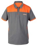 Polokošile Sonubaits Polo Orange Grey Velikost XL