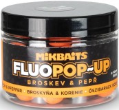 Pop-Ups Mikbaits Fluo 14mm 150ml Broskev Pepř