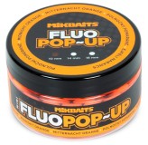 Pop-Ups Mikbaits Fluo Boilie 100ml 10mm Půlnoční Pomeranč