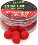 Pop-Ups Stég Pop-Up Smoke Ball 14mm 25gr Strawberry-Halibut