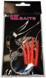 Predvez za more LK Baits 1/0 0,60/0,45mm Crveno-Srebrna