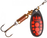 Rotačka Effzett Standard Spinner Black Red Hmotnosť 10gr