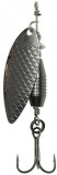 Rotační Třpytka DAM Effzett Fast Water Spinner 14gr #4 Gunsmoke