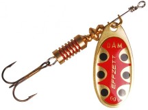 Rotační Třpytka Effzett Standard Spinner Cooper Black Dot Hmotnost 12gr