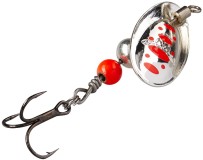 Rotačný Blyskáč Gunki Dots Spotted 2H 3,8gr Full Silver-Red