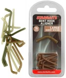 Rovnátka na Uho Starbaits Bent Hook Large 15ks Zeleno