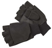 Rukavice Kinetic Wind Stop Fold Over Mitt Black Velikost L