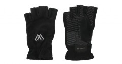 Rukavice Mikado Fleece Half Finger Black Velikost M
