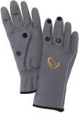 Rukavice Savage Gear Softshell Glove Sive Veličina M