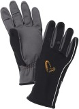 Rukavice Savage Gear Softshell Winter Glove Black Velikost L