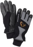 Rukavice Savage Gear Thermo Pro Glove Grey/Black Velikost XL