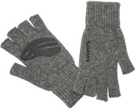 Rukavice Simms Wool 1/2 Finger Glove Steel