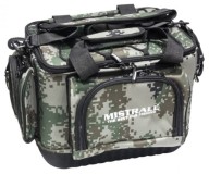 Rybárska Taška Mistrall s Pevným Dňom Camo 48x30x26cm Rybárska Taška Mistrall s Pevným Dňom Camo 48x30x26cm