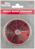 Sada dělených broků Abu Garcia Assorted Split Shot Sinkers