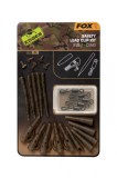 Set Fox Edges Camo Safety Lead Clip Kit