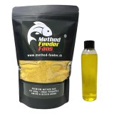 Set Method Feeder Fans Method Mix 600g+200ml Booster Ananas