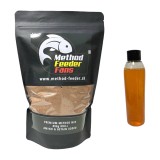 Set metoda Feeder Fan metoda mješavina 600g+200ml booster Krill Set metoda Feeder Fan metoda mješavina 600g+200ml booster Krill