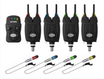 Set Signalizatora 4+1 Delphin OPTIMO 9V + 4x Indikator + 4x Snag Gear