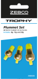 Set Zátěží Zebco Trophy Plummet Set 8g/15g/20g